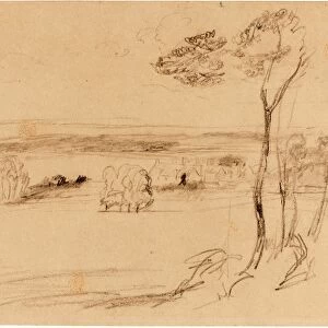 Randolph Caldecott, British (1846-1886), Trouville-sur-Mer, 1879, graphite on wove paper