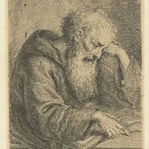 Reading monk, Ferdinand Bol, Anonymous, 1626 - 1680