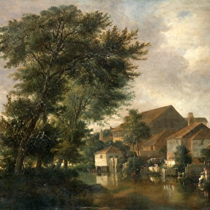 The River Wensum, Norwich The Wensum at Thorpe: Boys Bathing Bathing Scene The Wensum