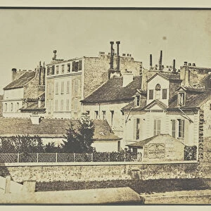 Rooftops houses Batignolles Hippolyte Bayard