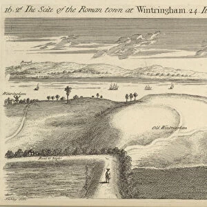 Scite Roman town Wintringham 24 July 1724 Abontrus