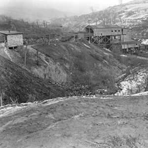 Scotts Run, West Virginia. Chaplin Hill Mine Tipple - This mine was bankrupt