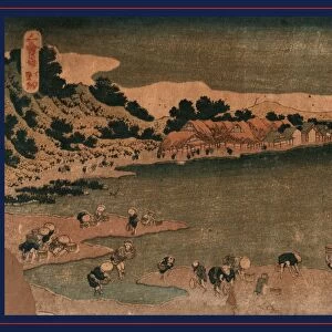 ShimAcsa nobuto, The coast of Nobuto in ShimAcsa. Katsushika, Hokusai, 1760-1849, artist
