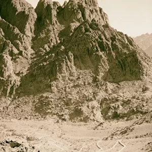 Sinai car Precipitous Granite Hill N. E monastery