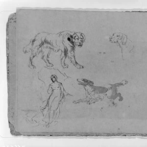 Sketchbook 1810-20 Ink wash paper 9 x 11 1 / 2