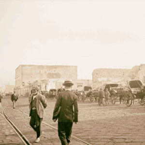 Smyrna Burnt buildings quay 1922 Turkey izmir