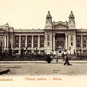 Stock Exchange Palace Budapest 1905 Borse