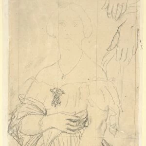 Study for the Dress and the Hands of Madame Moitessier