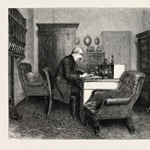 The Study of Napoleon III at Chislehurst, the Last Letter, Uk