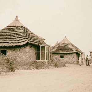 Sudan Juba southern border Straw-roofed hotel