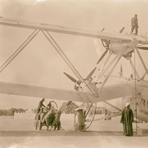 Sudan Khartoum Plane landed refuelling 1936