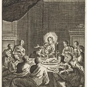 Last Supper, Jan Luyken, Anonymous, 1712