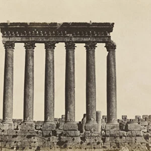 Syrie Baalbeck Colonnade du Temple du Soleil