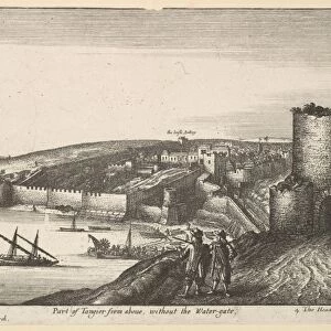 Part Tangier aboue Water-gate 1670 Etching second state