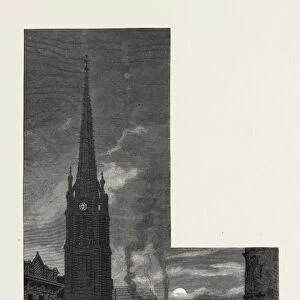 Toronto, Tower and Spire of St. Jamess Cathedral, Canada, Nineteenth Century