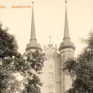 Towers Oliwa Cathedral Monasteries Pomeranian Voivodeship