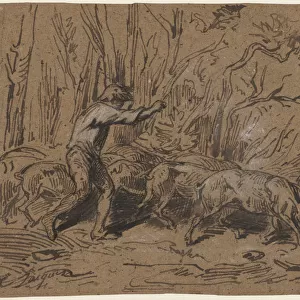 Truffle Gatherers 1849 Charles-Emile Jacque