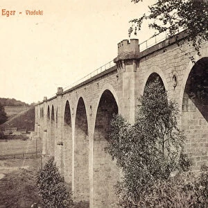 Viaducts Czech Republic Buildings Cheb 1911 Karlovy Vary Region