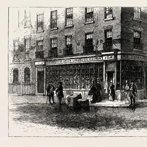 WAITHMANs SHOP. London, UK, 19th century engraving