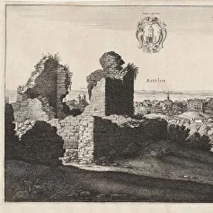 Wenceslaus Hollar, The Great View of Prague, Bohemian, 1607 - 1677, 1649, etching