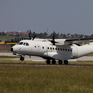 A CASA CN-235 aircraft under contract for the U. S. Armed Forces
