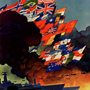 Stocktrek Poster Art Cushion Collection: World War Propaganda Poster Art