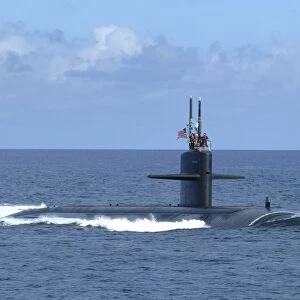 The fast attack submarine USS Salt Lake City