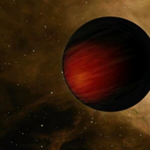 Illustration of a hot Jupiter called HD 149026b