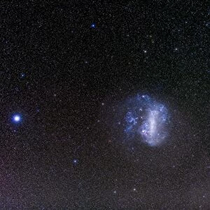 The Large Magellanic Cloud and bright star Canopus