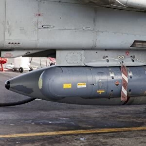 Litening targeting pod on a Royal Air Force Tornado jet