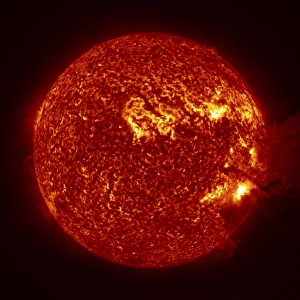 A M-2 solar flare with coronal mass ejection