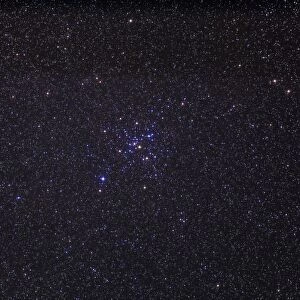 Messier 41 below the bright star of Sirius in the constellation Canis Major