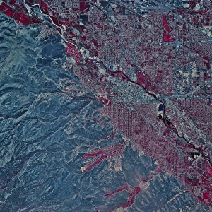 Satellite view of Boise, Idaho