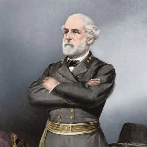 Three-quarter portrait of Confederate General Robert E. Lee