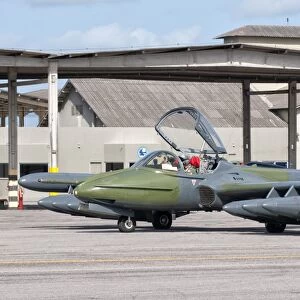 A Uruguayan Air Force A-37B aircraft at Natal Air Force Base, Brazil