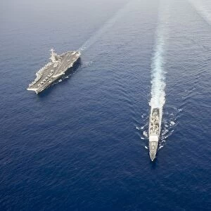 USS George Washington, USS Mobile Bay, & USS John C. Stennis