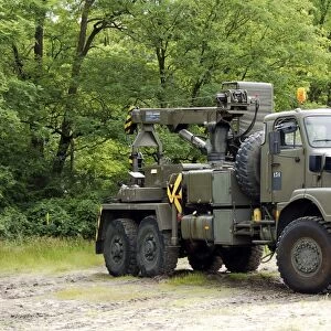 Volvo N10 truck (crane) of the Belgian Army