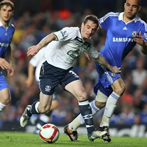 Baines vs. Alex: Everton vs. Chelsea Clash in the Barclays Premier League (08/09 Season, 22/4/09)
