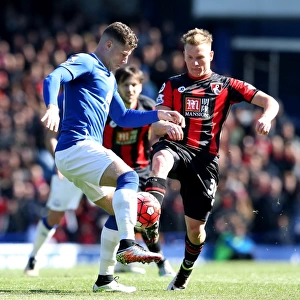 Barkley vs Ritchie: Intense Battle at Goodison Park - Everton vs AFC Bournemouth, Barclays Premier League
