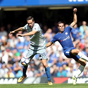 Clash at Stamford Bridge: Azpilicueta vs Sigurdsson in Premier League Battle