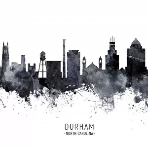 Durham North Carolina Skyline