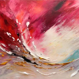 Textures and patterns in modern artworks. Collection: Expressionism