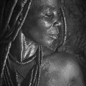Himba woman in profile