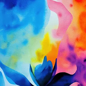 Watercolor paintings Photographic Print Collection: Colorful abstracts