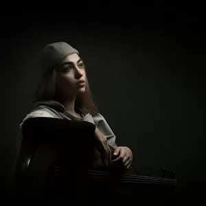 Persian musician girl