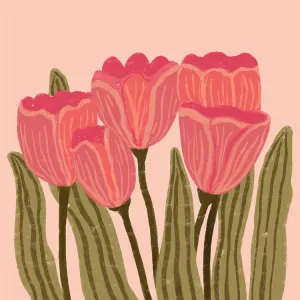 Red Tulips by Aliya Putrus