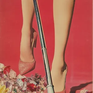 Retro 1950s Ad Collage Art