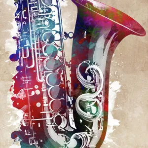 Saxophone music art