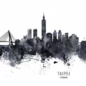 Taipei Taiwan Skyline