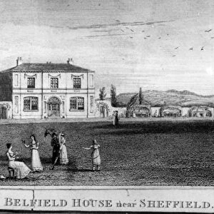 Bellefield House, Fawcett Street, Sheffield, 1835